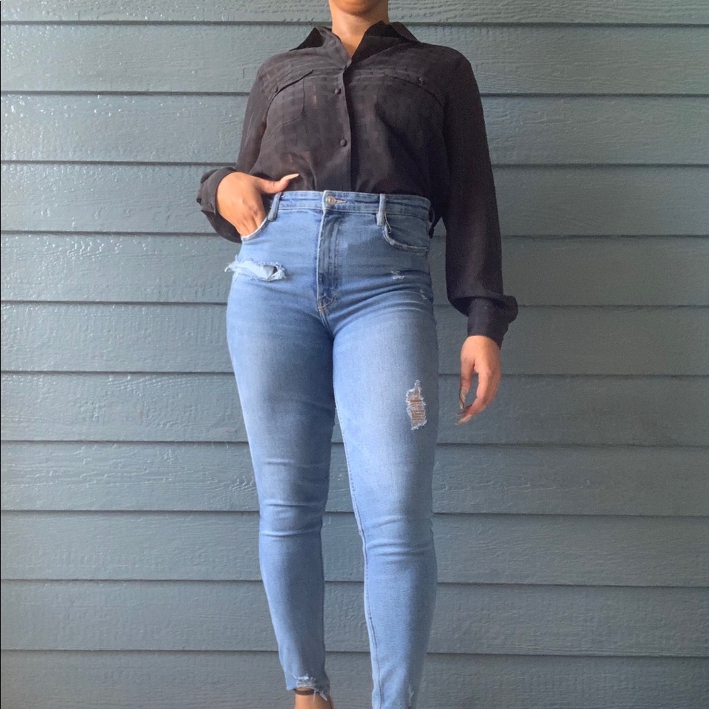 Checkered Blouse - image 3